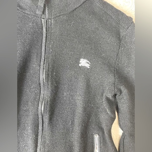 Burberry Wool Knit Jacket black - Picture 3 of 4